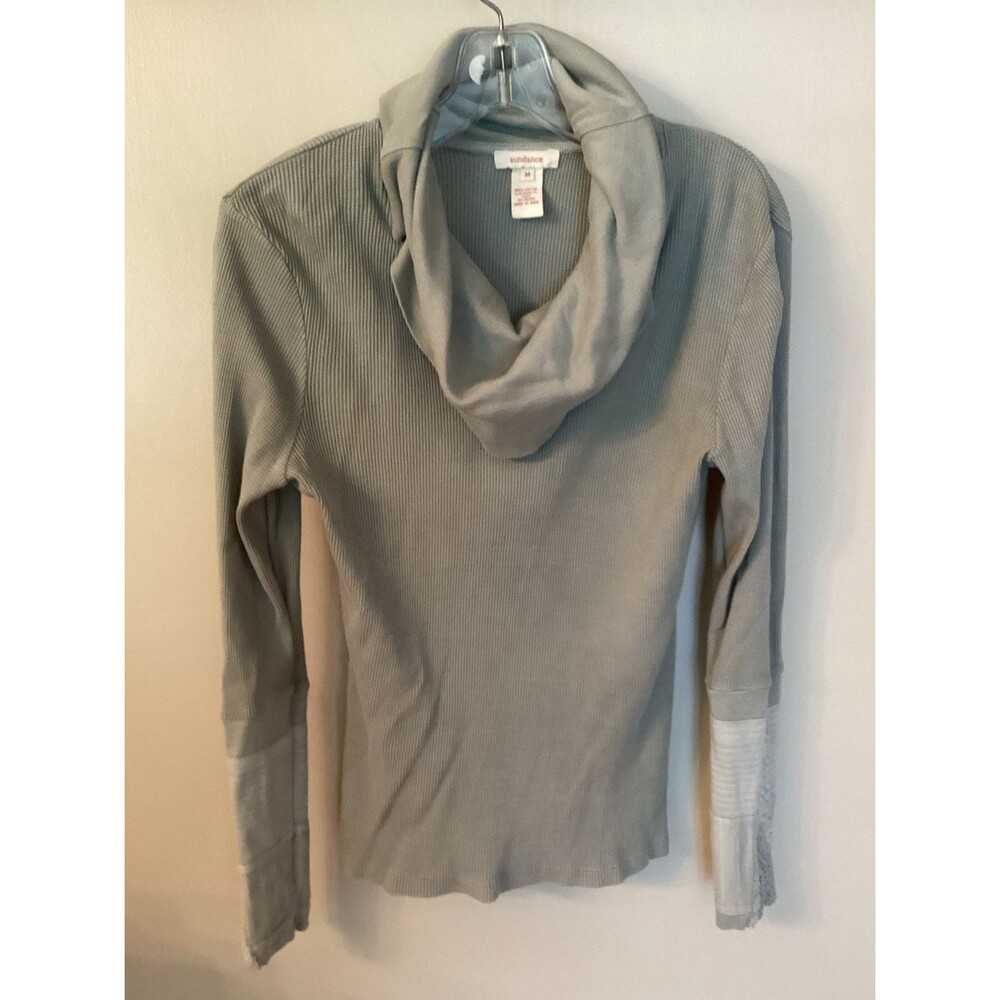 Sundance medium sage green everyday compliments thermal cowl neck